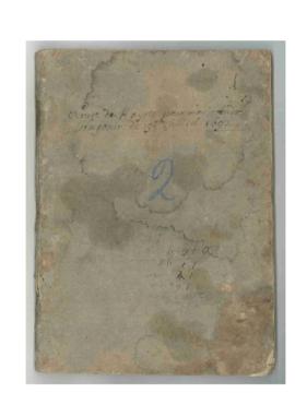 Livre de raison d’André Hugonin repris en 1733 pour le compte de sa veuve Lucrèce, née Dentan
