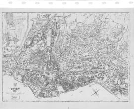 Plan de la Ville de Vevey en 1993