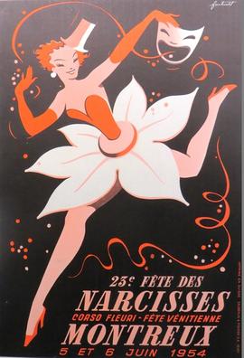 [fontanet]: 23è Fête des Narcisses Montreux 5 et 6 juin 1954 - Corso fleuri - Fête vénitienne