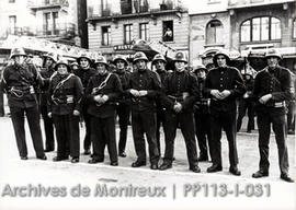 Montreux : Dernière revue de la Compagnie des pompiers de Brent sur la Place du Marché
