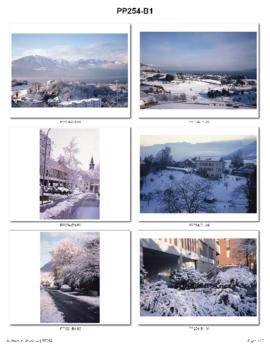 Chailly sous la neige, Baie de Clarens, Planchamp-dessus, Cornaux sous la neige