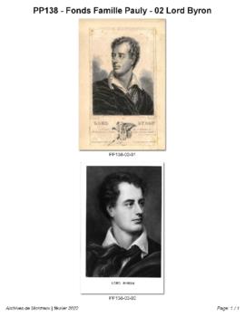 Documents concernant Lord Byron