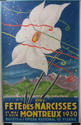 JACOMO: XVIIème Fête des Narcisses Montreux 31 mai-1 juin 1930. Ballets de l'opéra national de Vi...