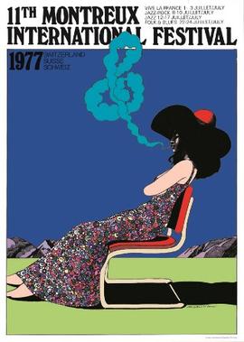 GLASER, Milton : "11th Montreux International Festival 1977"