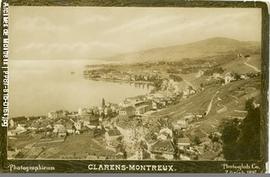 Montreux: Panorama de Montreux à Clarens