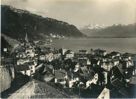 Montreux: Panorama sur les villages de Chêne, Sâles, Crin et les Planches