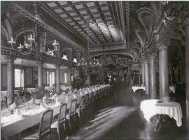 Territet: Salle à manger de l'Hôtel des Alpes de Territet