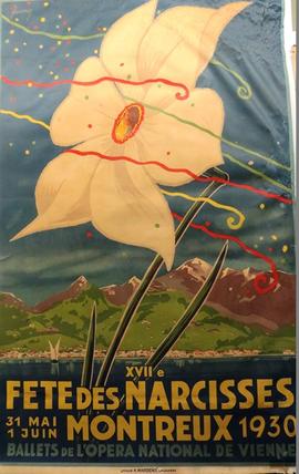 JACOMO: XVIIème Fête des Narcisses Montreux 31 mai-1 juin 1930. Ballets de l'opéra national de Vi...