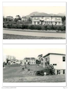 Photographies d'un groupe de villas au chemin de Madame-de-Warens