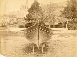Montreux: Barque de la "Vigie" sur le quai Édouard Jaccoud