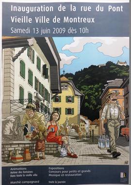 PERROUD Sébastien: Inauguration de la rue du Pont Vieille Ville de Montreux - samedi 13 juin 2009