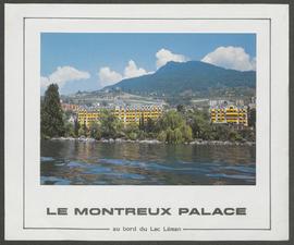 Montreux: Vue du Lac Léman sur le Montreux Palace