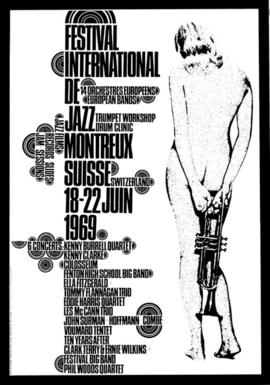 "Festival international de Jazz Montreux Suisse 18 au 22 juin 1969"