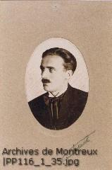Lieu inconnu: Portrait d'un homme (A. Santos-Dumont?)