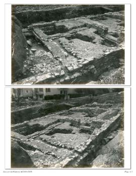 Photographies des fouilles à la Villa romaine de Baugy
