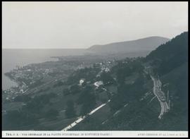 Montreux: Panorama sur Chernex, Clarens et la ligne du Montreux Oberland bernois (MOB)
