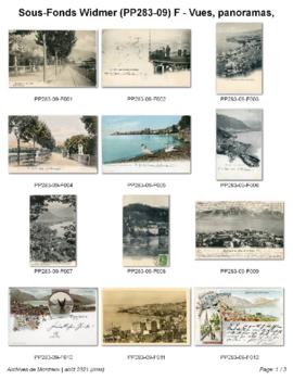 Cartes postales vues générales et panoramas, quais