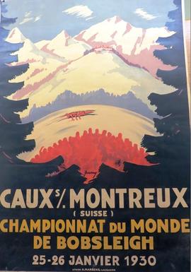 JACOMO: Championnat du monde de bobsleigh, Caux sur Montreux, 25-26 janvier 1930