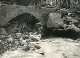Montreux: Pont sur la Baye de Montreux, orage de 1927