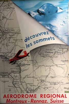 SCHLEMMER Jean (photographe): Aérodrome régional Montreux-Rennaz-Suisse *  découvrez les sommets