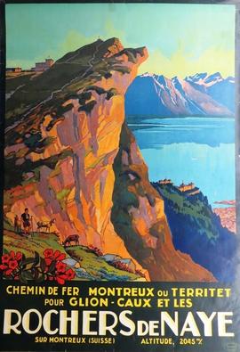 MÜLLER Johann Emil: Chemin de fer Montreux-Territet-Glion-Caux-Rochers de Naye