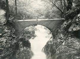 Montreux: Pont sur la Baye de Montreux, orage de 1927