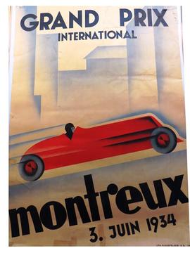HANDSCHIN: Grand Prix International Montreux 3 juin 1934