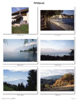Diapositives des hauts de Montreux et ses environs