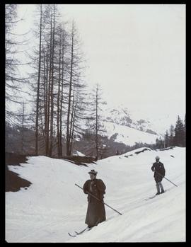 Vallon de Villard: Couple à ski