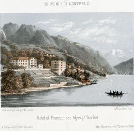 Territet: Hôtel et Pension des Alpes